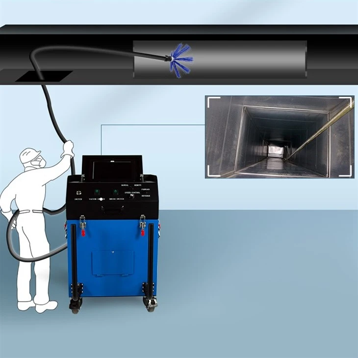 Air Duct Cleaning Equipment With Camera And Vacuums