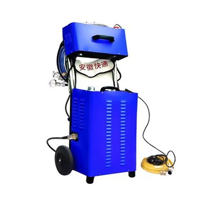 Ayak Kumandalı Profesyonel Taşınabilir HVAC Tüp Temizleme Makinesi
